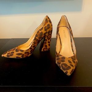 Nine West Havana Leopard Print Heels